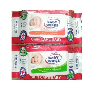 Khăn Giấy Ướt Baby Wipes 80 Pcs An Toàn Cho Da