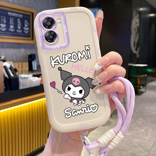 Ốp Lưng OPPO A57 2022 A77 2022 A57s A57e A77s Case Thỏ Hoạt hình Với Lanyard