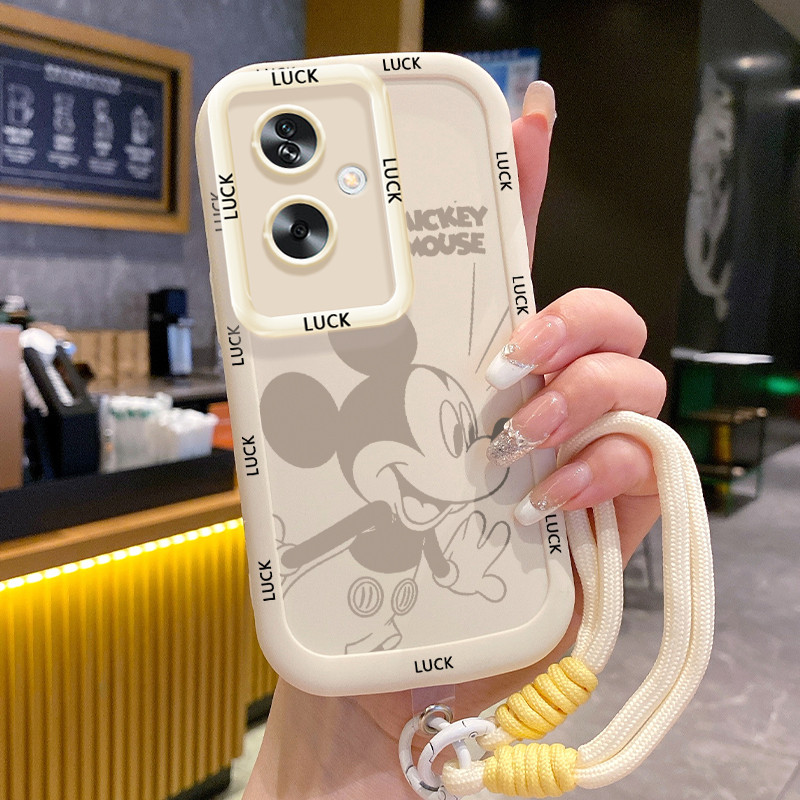 Ốp Lưng OPPO A79 5G A2 5G Case Chuột nhỏ Với Lanyard