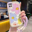 Ốp Lưng OPPO A54 4G Case Với Lanyard Hoa Đáng yêu