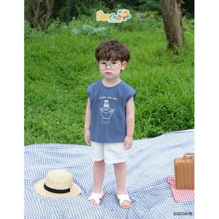 6063AHB - Áo tanktop Beemo bé trai size 1-6y