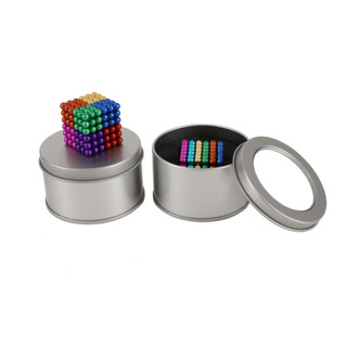 Hộp 216 Viên Bi Mini Nam Châm Loại Nhỏ Tròn Mỗi Bi 3X3Mm Xếp Hình Vĩnh Cửu