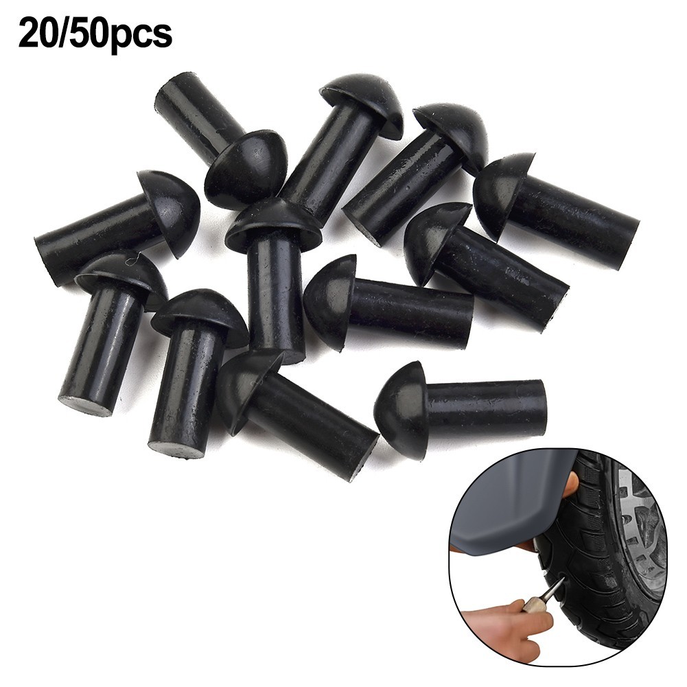 20 / 50 Chiếc Ô Tô Xe Máy Chân Không Lốp Lốp Dụng Cụ Sửa Chữa Đâm Nấm