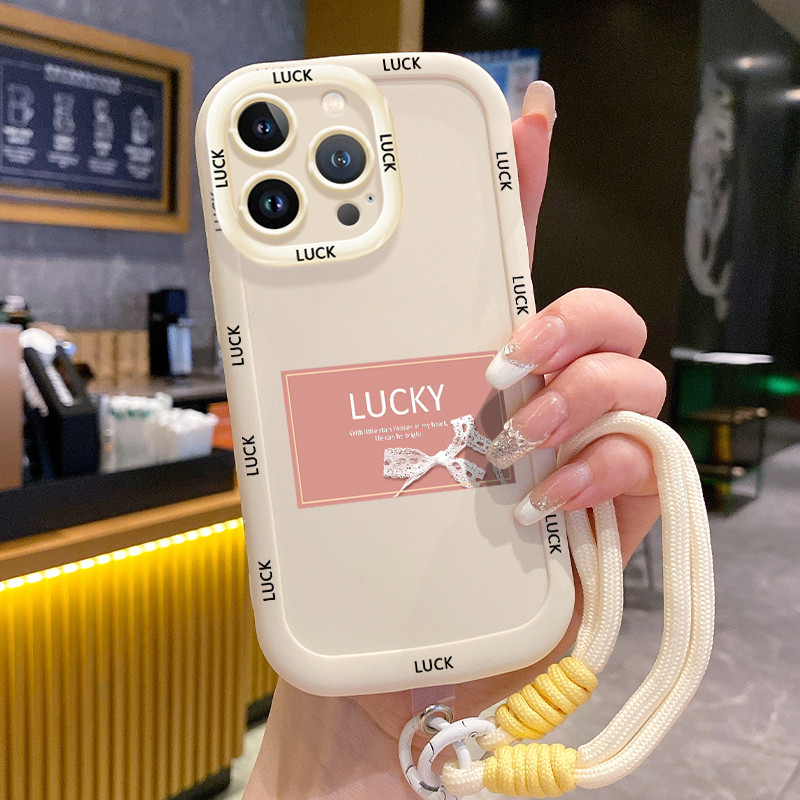 Ốp Lưng iPhone 14 14 Pro 14 14 Pro Max 15 15 Pro 15 Pro Max Case Chống ngã Với Lanyard