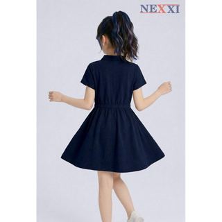 2509.81 - Váy thun Nexxi polo cá sấu rút eo in cún Puppy size 3-8y