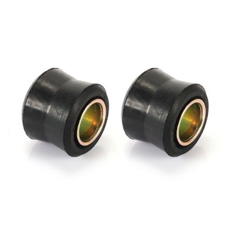 Cao su giảm xóc sau xe máy 2 / 4pc12MM cho hệ thống treo Bush màu đen