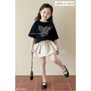 LUBCC.1805 - Bộ trẻ em Luca Luca bé gái size 2-12y