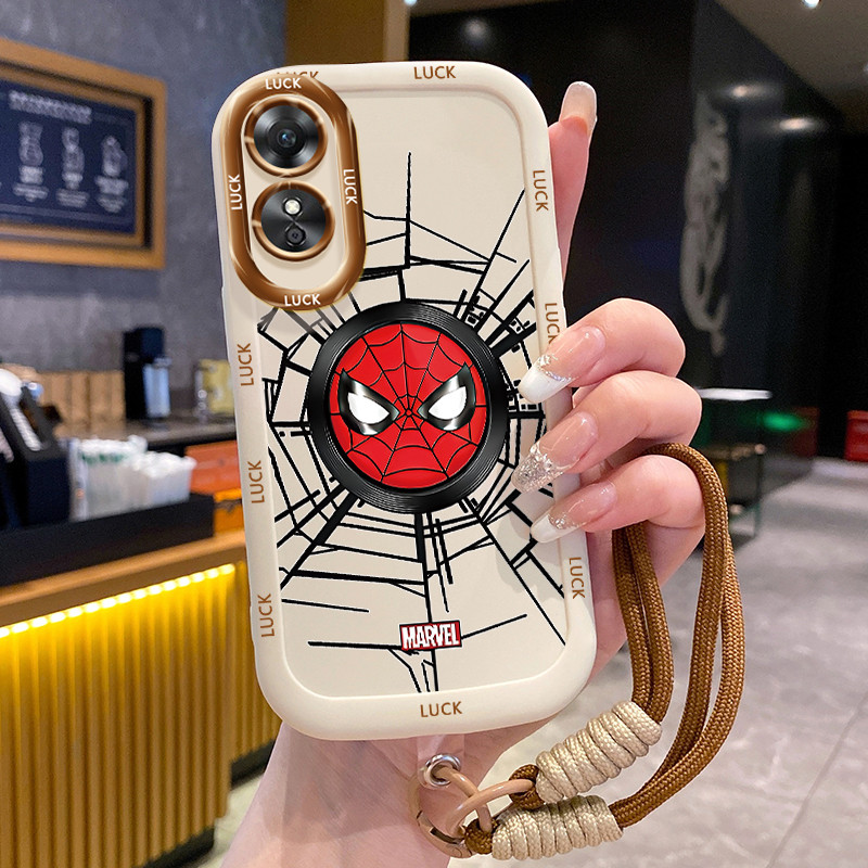 Ốp Lưng OPPO A17 A17K Case Với Lanyard Sáng tạo