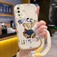 Ốp Lưng OPPO A55 4G Case Với Lanyard Gấu Đáng yêu