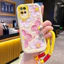 Ốp Lưng OPPO A54 4G Case Với Lanyard Hoa Đáng yêu