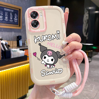 Ốp Lưng OPPO A57 2022 A77 2022 A57s A57e A77s Case Thỏ Hoạt hình Với Lanyard