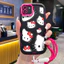 Ốp Lưng Samsung A03 Case Mèo Hoạt hình Với Lanyard
