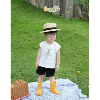 6063AHB - Áo tanktop Beemo bé trai size 1-6y