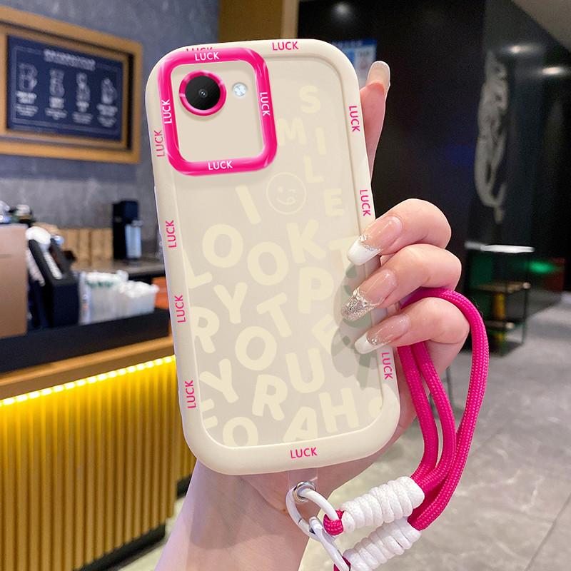 Ốp Lưng Realme C30 C30s Narzo 50i Prime Case Thời trang Với Lanyard