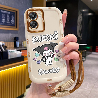 Ốp Lưng OPPO A57 2022 A77 2022 A57s A57e A77s Case Thỏ Hoạt hình Với Lanyard