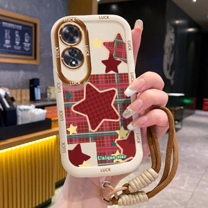 Ốp Lưng OPPO A60 4G Case Tình yêu nhỏ Với Lanyard