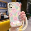 Ốp Lưng OPPO A52 A72 A92 Case Hoa vẽ đẹp Với Lanyard
