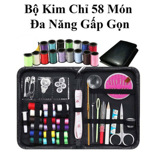 Bộ Kim Chỉ 58 Món Đa Năng Gấp Gọn Xinh Xắn
