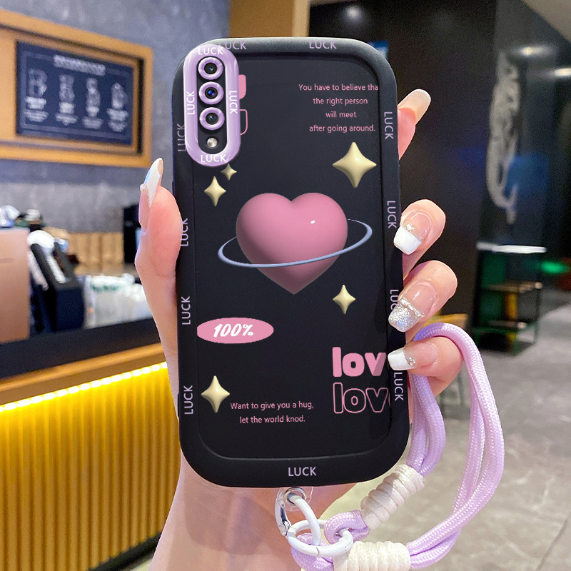 Ốp Lưng Samsung A50 A50s A30s Case Với Lanyard Chống xước