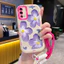 Ốp Lưng OPPO A55 4G Case Hoa Dễ thương Với Lanyard