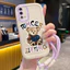 Ốp Lưng OPPO A55 4G Case Với Lanyard Gấu Đáng yêu