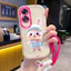 Ốp Lưng OPPO A60 4G Case Thỏ Hoạt hình Với Lanyard