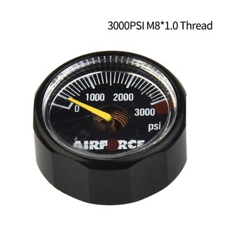 [FUXIN] Đồng hồ đo áp suất 3000 psi M8 * 1.0 cho áp kế Mini cho bình HPA