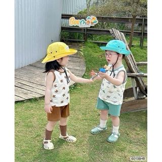 6013BHB - Bộ cotton Beemo in tràn size 1-5y