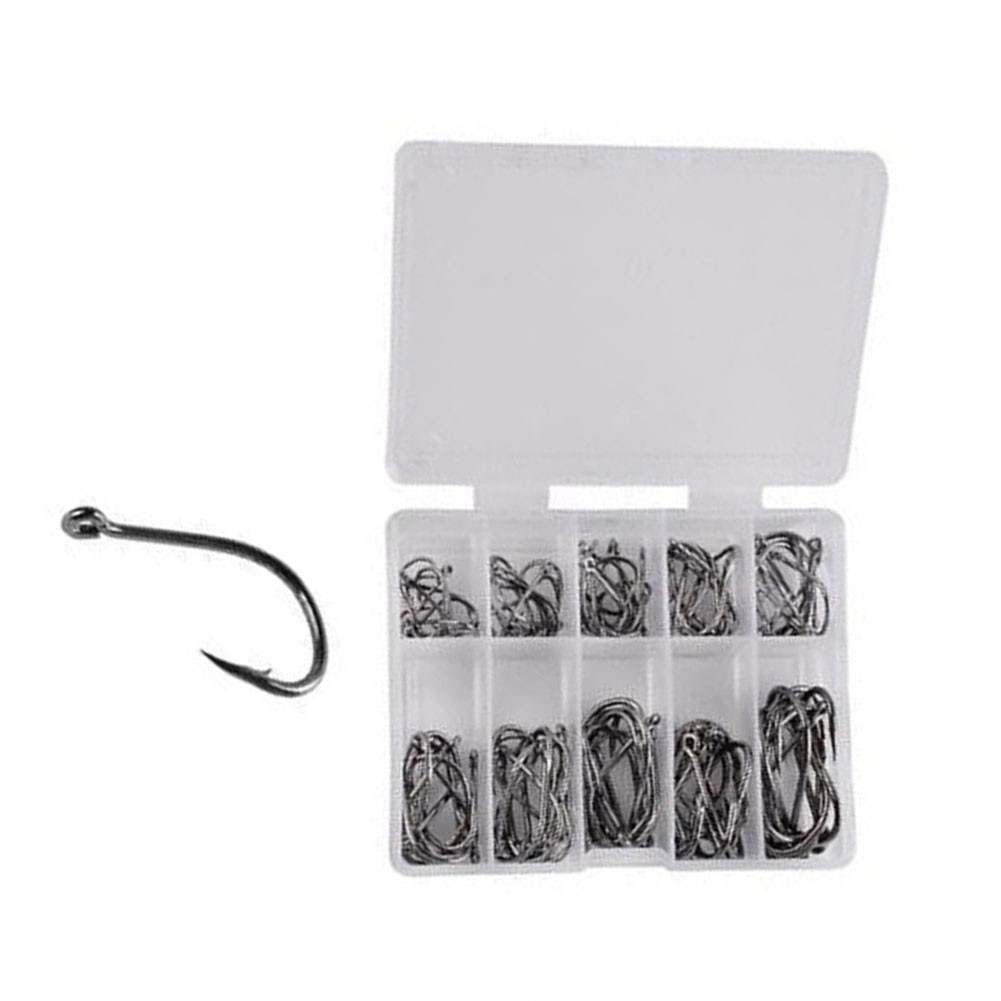 Bộ Móc Câu Thép Carbon Cao Cấp Cho Cá Bay (500/100 Chiếc)