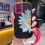 Ốp Lưng OPPO A36 A76 A96 Case Hoa vẽ đẹp Với Lanyard