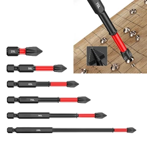 ⚡GIẢM GIÁ LỚN⚡1 Mũi khoan tuốc nơ vít chéo đầu lô 25-150mm chống trượt PH2
