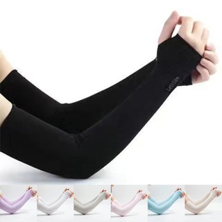 Tay áo chống nắng mùa hè, chất liệu lụa mát mẻ, bảo vệ khi lái xe và tập luyện