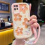 Ốp Lưng OPPO A54 4G Case Hoa vẽ đẹp Với Lanyard