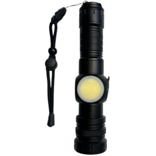 Đèn Pin Sạc Cầm Tay 9 Chế Độ Sáng 10W Vỏ Nhôm Nguyên Khối