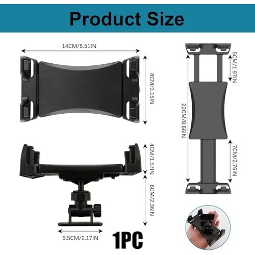 Giá đỡ treo tường máy tính bảng & điện thoại 4,5-13,5 Inch đa năng - Dành cho iPad / iPhone / Kindle / Galaxy Tab / Surface / Switch / Điện thoại thông minh, Cũng để sử dụng bảng điều khiển ô tô trên xe tải