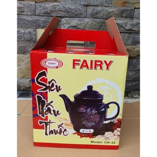 Ấm Sắc Thuốc Bắc, Siêu Nấu Thuốc Bằng Điện 2 Chế Độ Fairy Ck-32 300W Dung Tích 2.5L