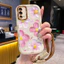 Ốp Lưng OPPO A55 4G Case Hoa Dễ thương Với Lanyard