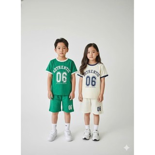 BM2601ST09 - Bộ cotton Beemon hình số 2 màu cho bé size 120-160