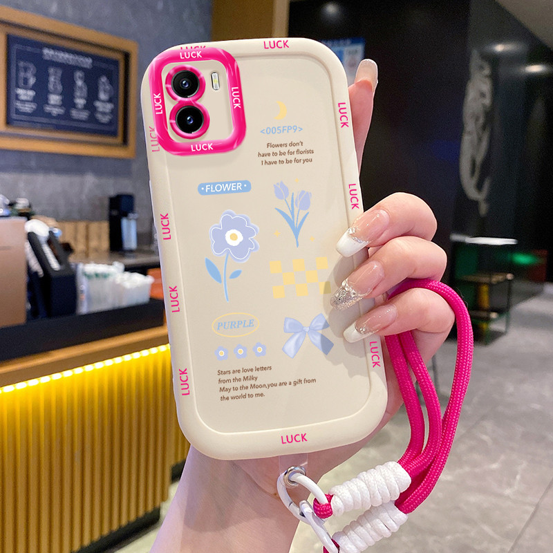 Ốp Lưng VIVO Y15S Y15A Y15C Y01 Case Dễ thương Với Lanyard