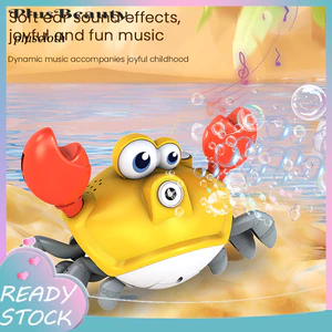 Pluscloth Cua Nhảy Múa Tự Động Thổi Bong Bóng Có Âm Nhạc, Tương Tác, Máy Tạo Bong Bóng Cho Trẻ Em Chơi Ngoài Trời