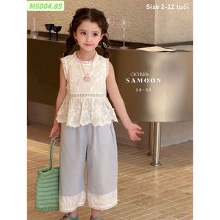 M6004 - Bộ Nickids áo thêu quần dài cho bé size 90-160