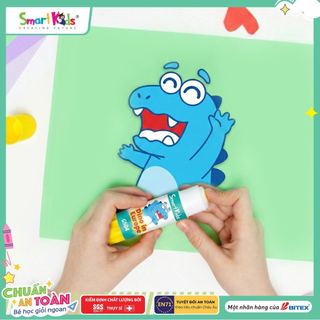 [MỚI VỀ] Combo 3/6/12 Keo Khô Smartkids Dino in Europe GS04 - Keo Dán Giấy Học Sinh Tiện Lợi, An Toàn Cho Bé
