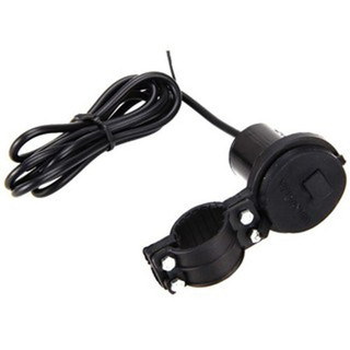 Sạc Điện Thoại Gắn Trên Xe Máy, Xe Mô Tô, Xe Đạp Điện Có Công Tắc 2.1A Dây Dài 1M2