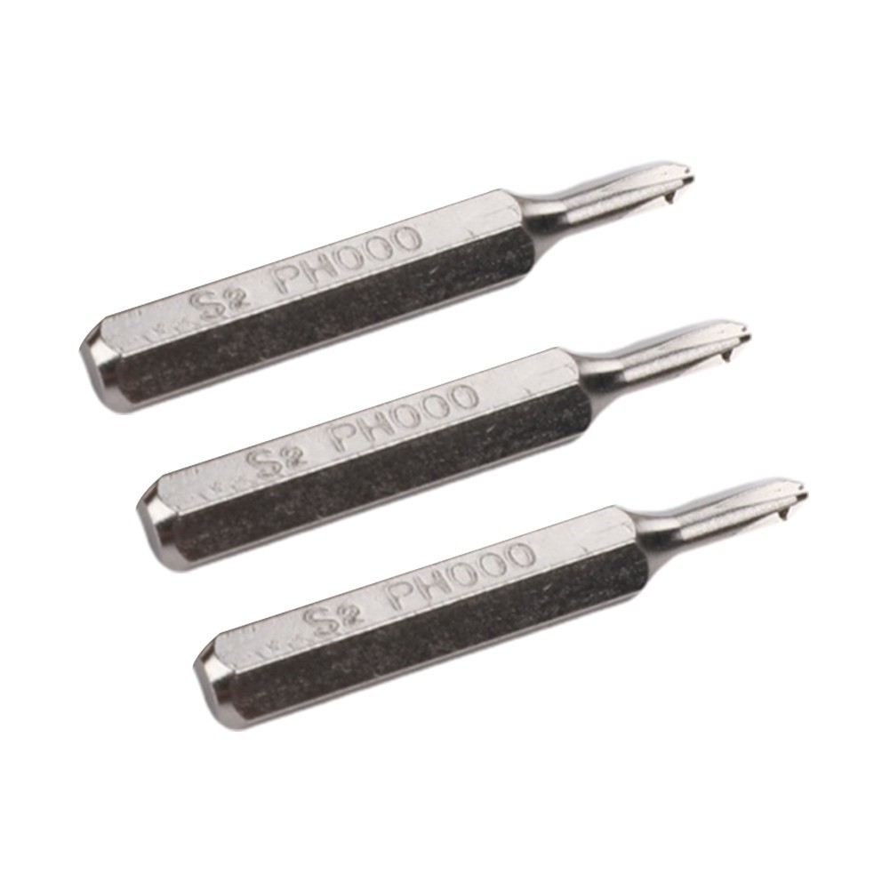 [Smellshi] Bộ 3 tuốc nơ vít PH000 5 / 32Inch Chuôi lục giác Bộ tuốc nơ vít chéo
