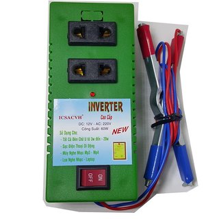 Bộ Đảo Điện Inverter 12V Ra 220V Công Suất 60W