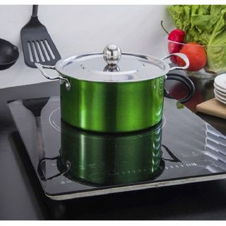 Combo 3 Nồi Inox Sus 304 Kích Thước 20Cm, 18Cm, 16Cm Có Nắp Và Tay Cầm Tiện Dụng