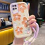 Ốp Lưng OPPO A54 4G Case Hoa vẽ đẹp Với Lanyard