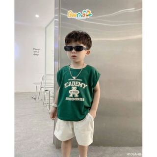 4109AHB - Áo ba lỗ in giữa thân Beemo size 80-130