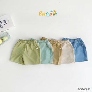 6004QHB - Quần Beemo thun cotton màu trơn size 1-5y
