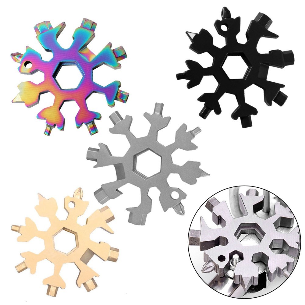 [GIGGLE] Cờ lê bông tuyết đa chức năng 18 trong 1 Hex Cross Tuốc nơ vít hình bát giác